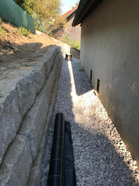 Fortschritt Privatgarten in Glattfelden