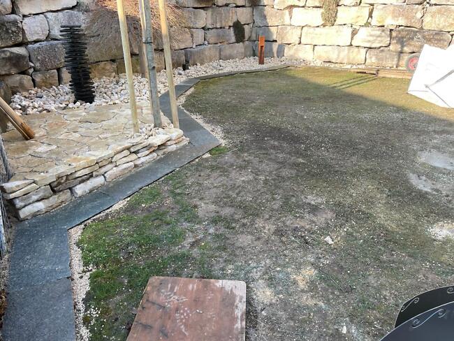 Ausgangslage Ausgangslage Privatgarten in Schoefflisdorf